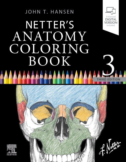 Netter's Anatomy Coloring Book by John T. Hansen - - Image 3