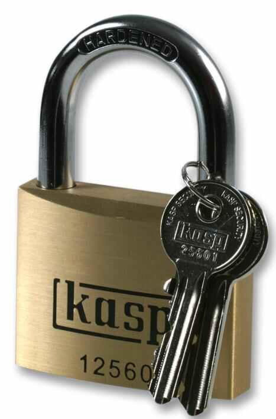KASP SECURITY - Premium Brass Padlock Keyed Alike 60mm