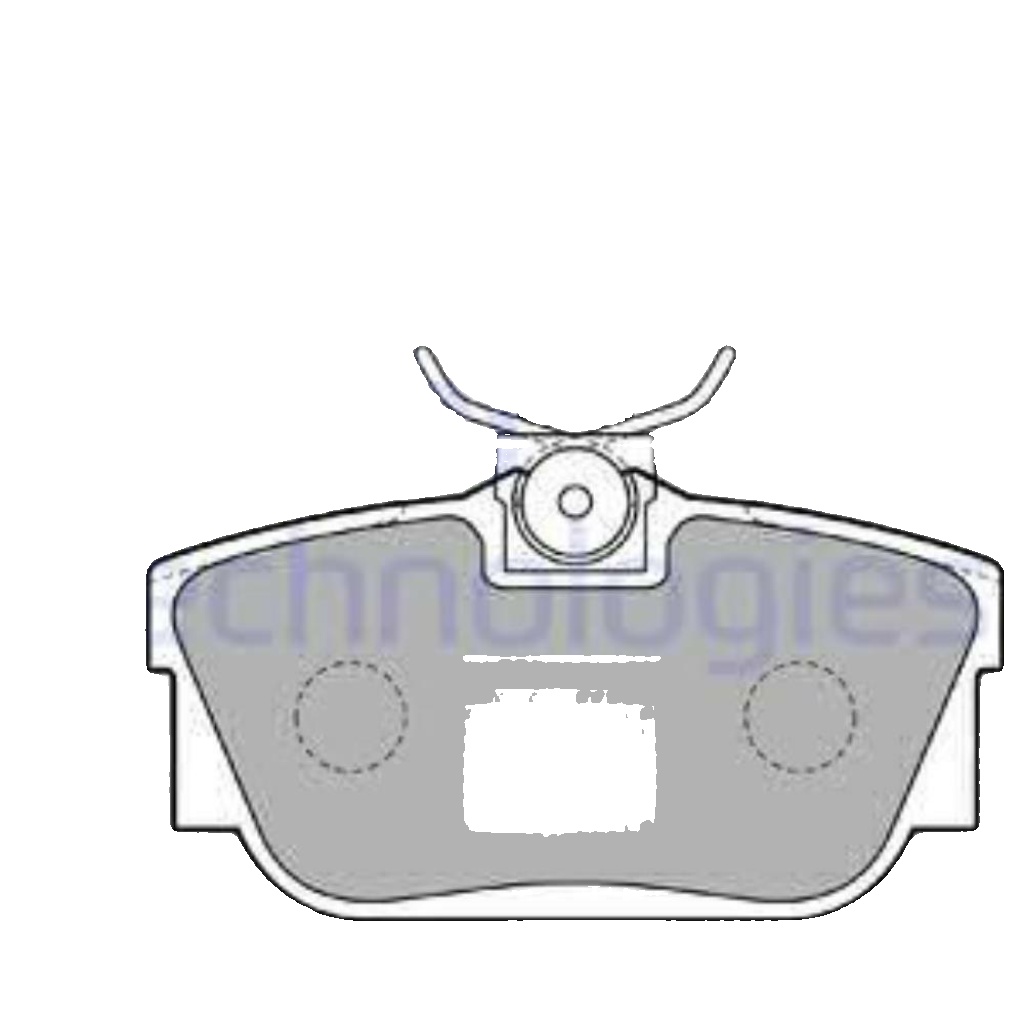 # DELPHI LP1733 BRAKE PAD SET DISC BRAKE Rear