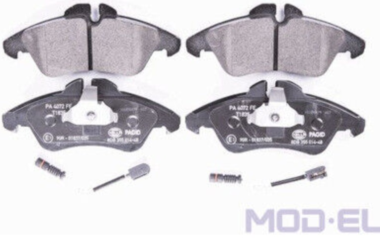 HELLA 8DB 355 014-481 BRAKE PAD SET DISC BRAKE Front