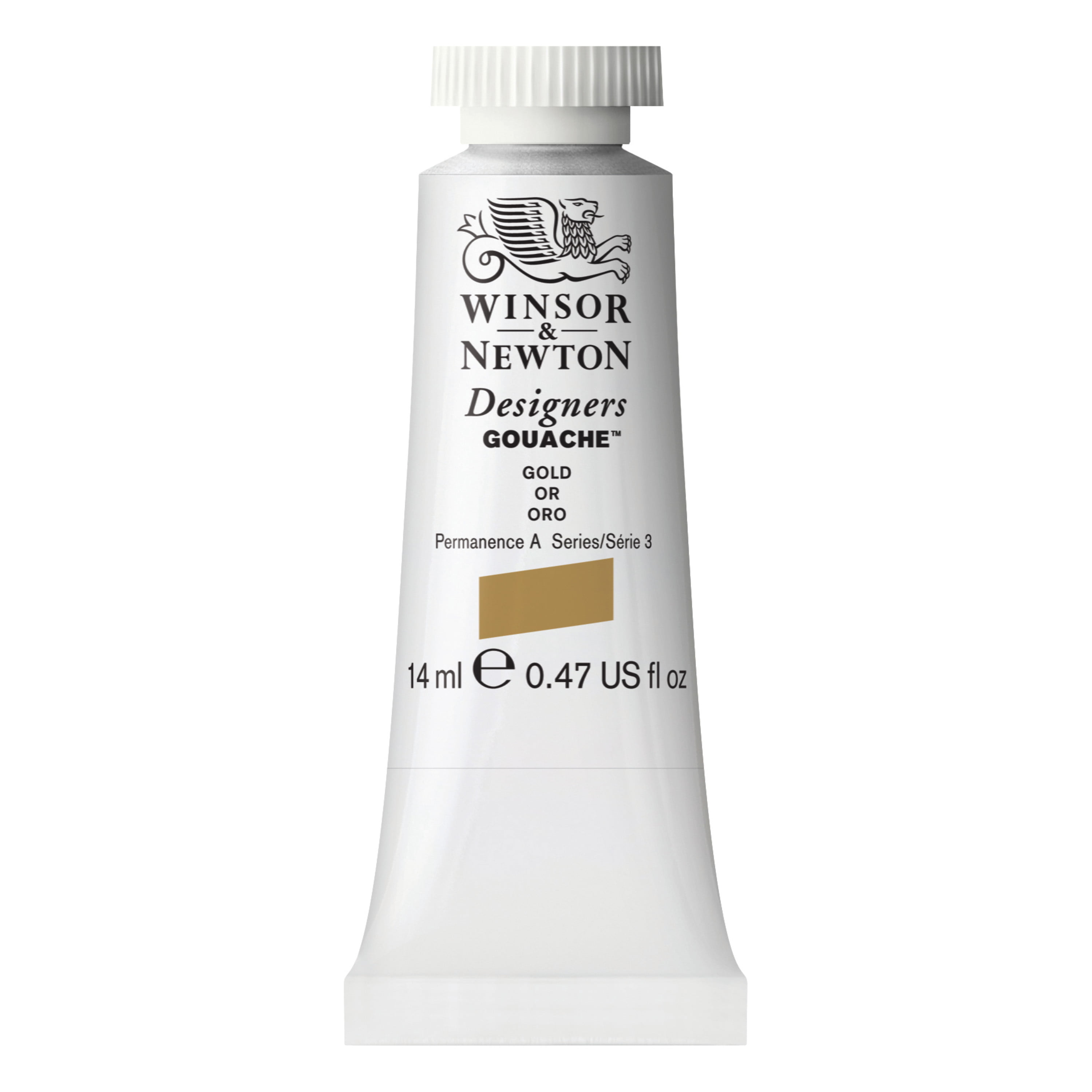 Winsor & Newton, Kleuren + verf voor doe-het-zelvers, Designers Gouache 14ml Gold 283 (14 ml)