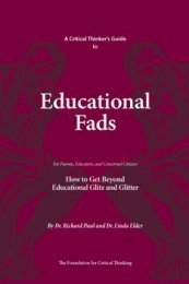 A Critical Thinker's Guide to Educational Fads by Richard Pau... - 9780944583340