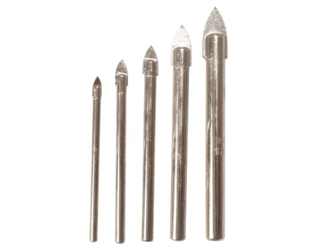 IRWIN� 10507912 Glass & Tile Drill Bit Set of 5 - Image 3