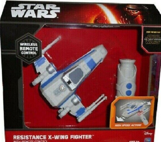 Star Wars The Force Awakens Remote Control Resistance X-Wing Fighter Ages 4+ New