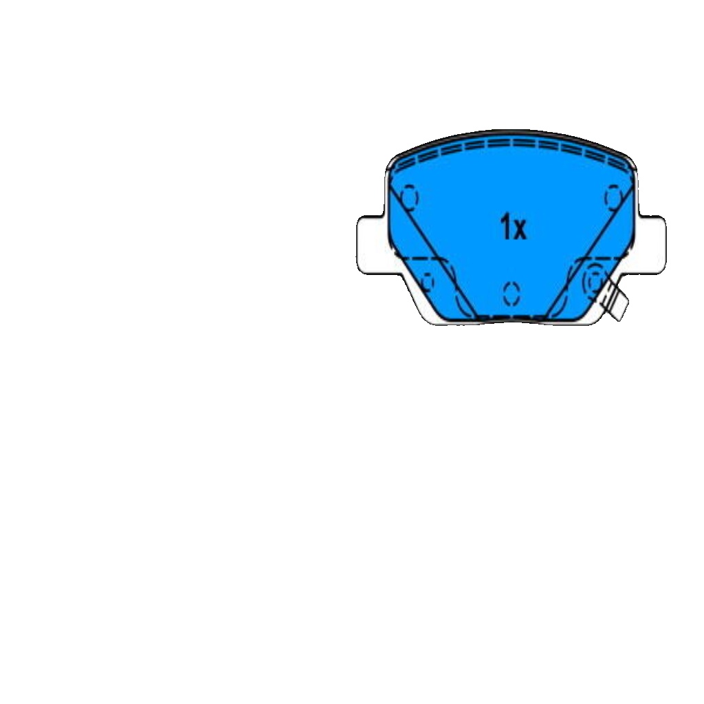 ATE 13.0460-5677.2 Brake Pad Set, disc brake for FIAT