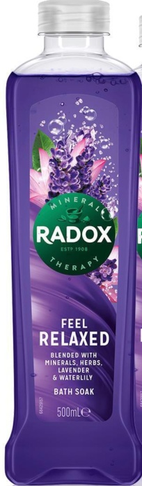 Radox 100% Nature Inspired Fragrance Bath Soak, Feel Relaxed, 3 Pack, 500ml - Image 5