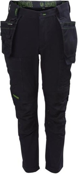 Apache Calgary Black Stretch Holster Trousers Waist 32in Leg 31in