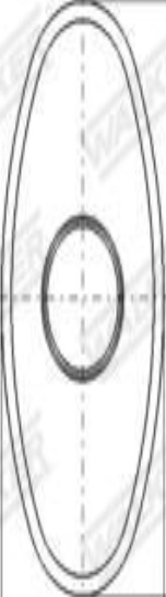 Suspension spring Rear Axle Coil Spring 4288317 LESJÖFORS for SUBARU FORESTER