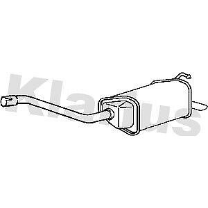 Klarius box with tail pipe fits Ford mondeo 2.0 2.2 00-07 FE943X