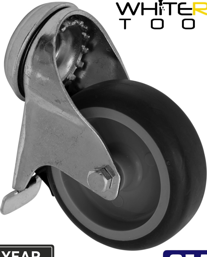 Sealey SCW275SBLEM 75mm Castor Wheel with Bolt Hole & Total Lock