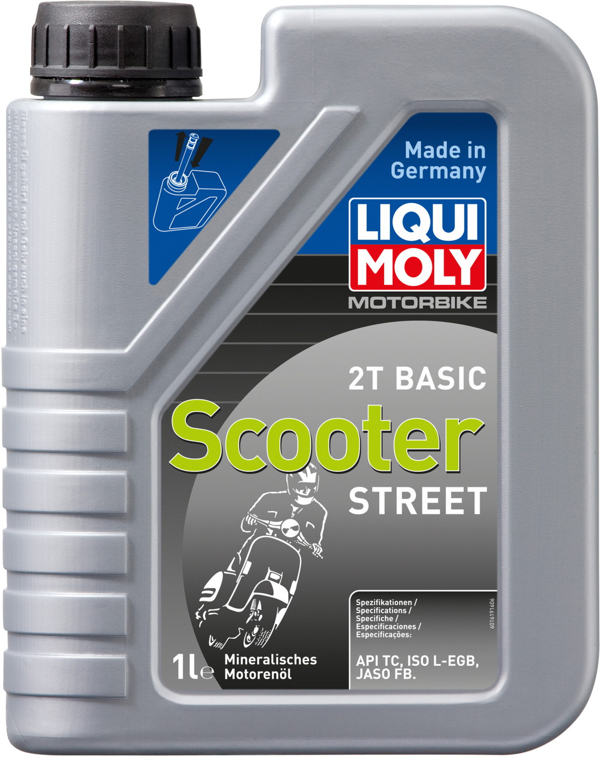 Liqui Moly Mineral 2T Basic Scooter Engine Oil - 1L Bottle For Motorcycle