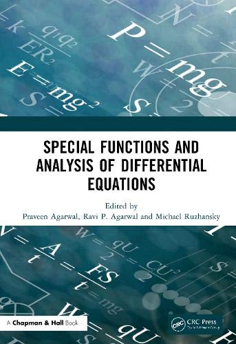 Special Functions and Analysis of Differential Equations - 9780367334727