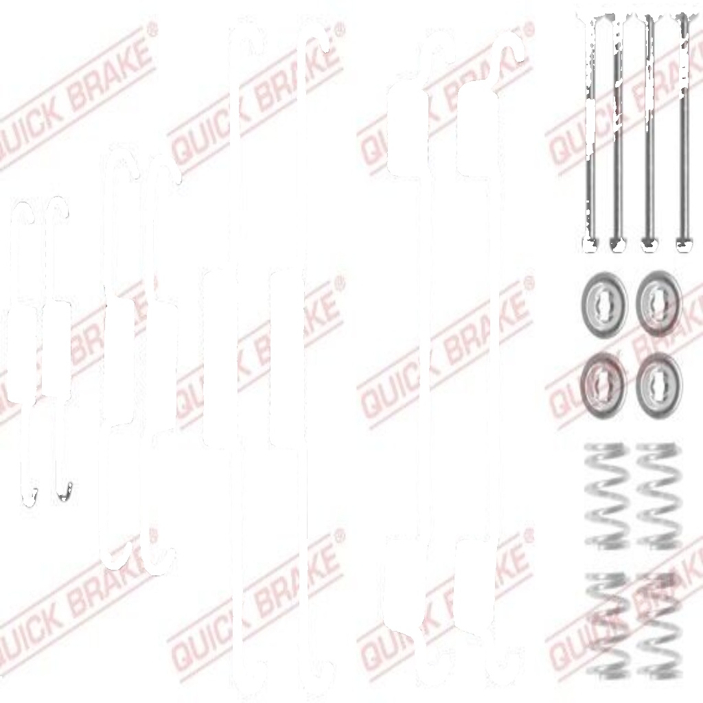 Rear QUICK BRAKE 105-0817 Accessory Kit, brake shoes for HYUNDAI,KIA
