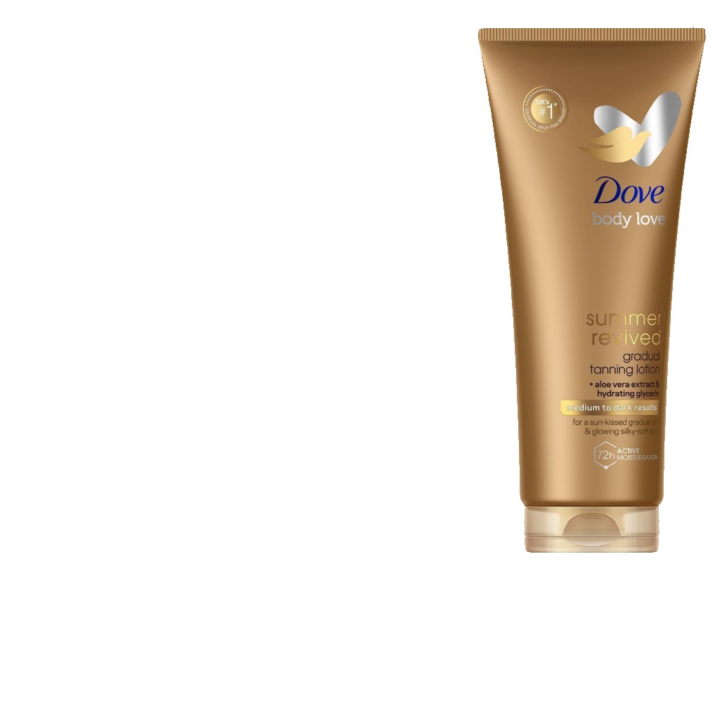 3 Pack Dove DermaSpa Summer Revived Medium To Dark Skin Body Lotion, 200ml