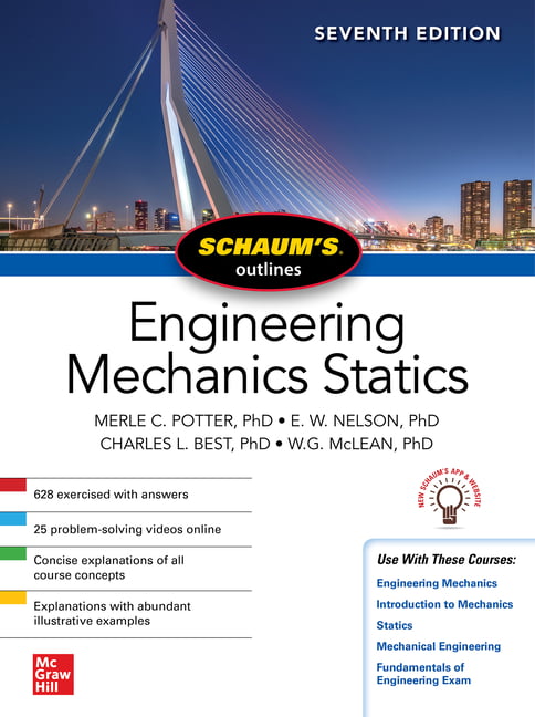 Schaum's Outline of Engineering Mechanics: Statics, Seventh E... - 9781260462883
