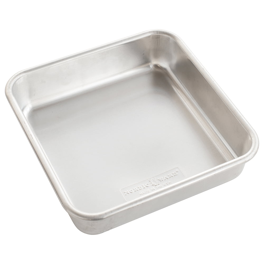 Nordic Ware Naturals 8" Square Cake Pan - Silver