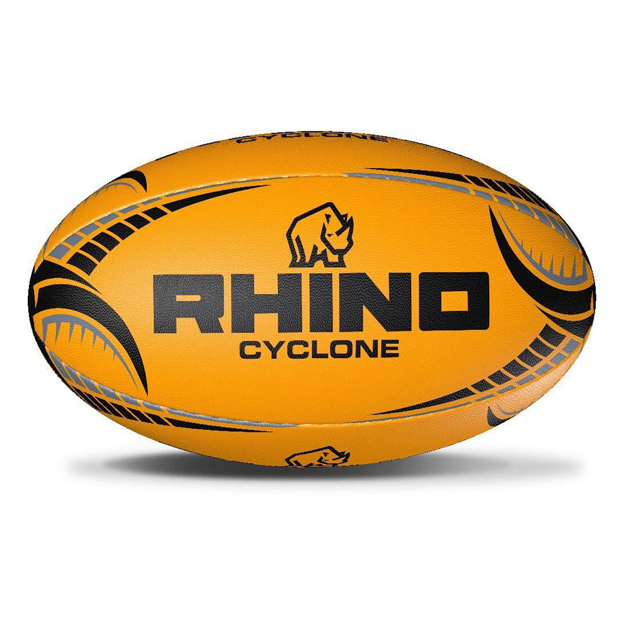 Rhino Rugby Ball Size 4 Orange