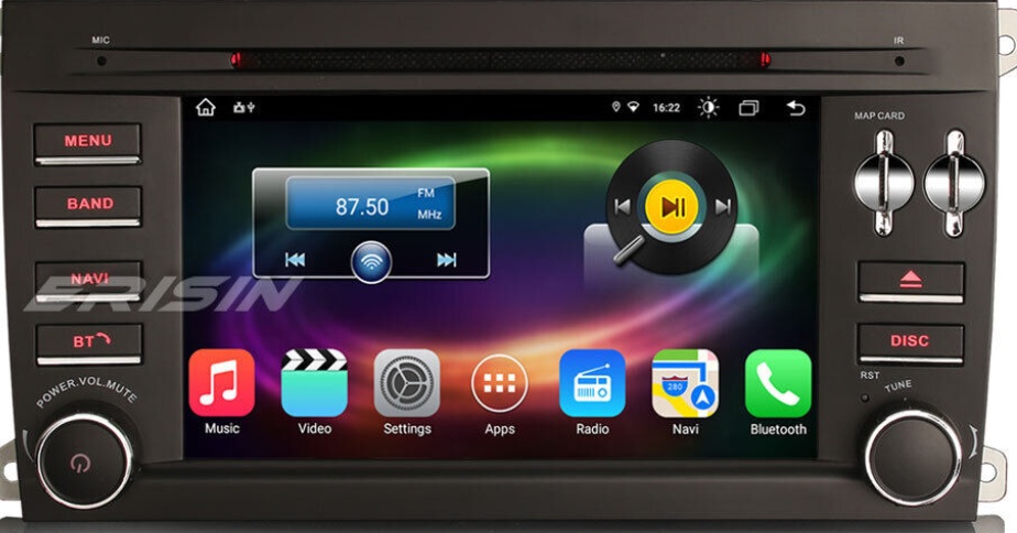64GB Android 14 Car Stereo Sat Nav for Porsche Cayenne DAB+ Wifi SWC DSP CarPlay