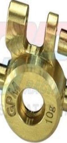 GPM BRASS FRONT STEERING KUNCLE ARM 9732 FOR 1/18 TRAXXAS TRX-4M 97074 97054