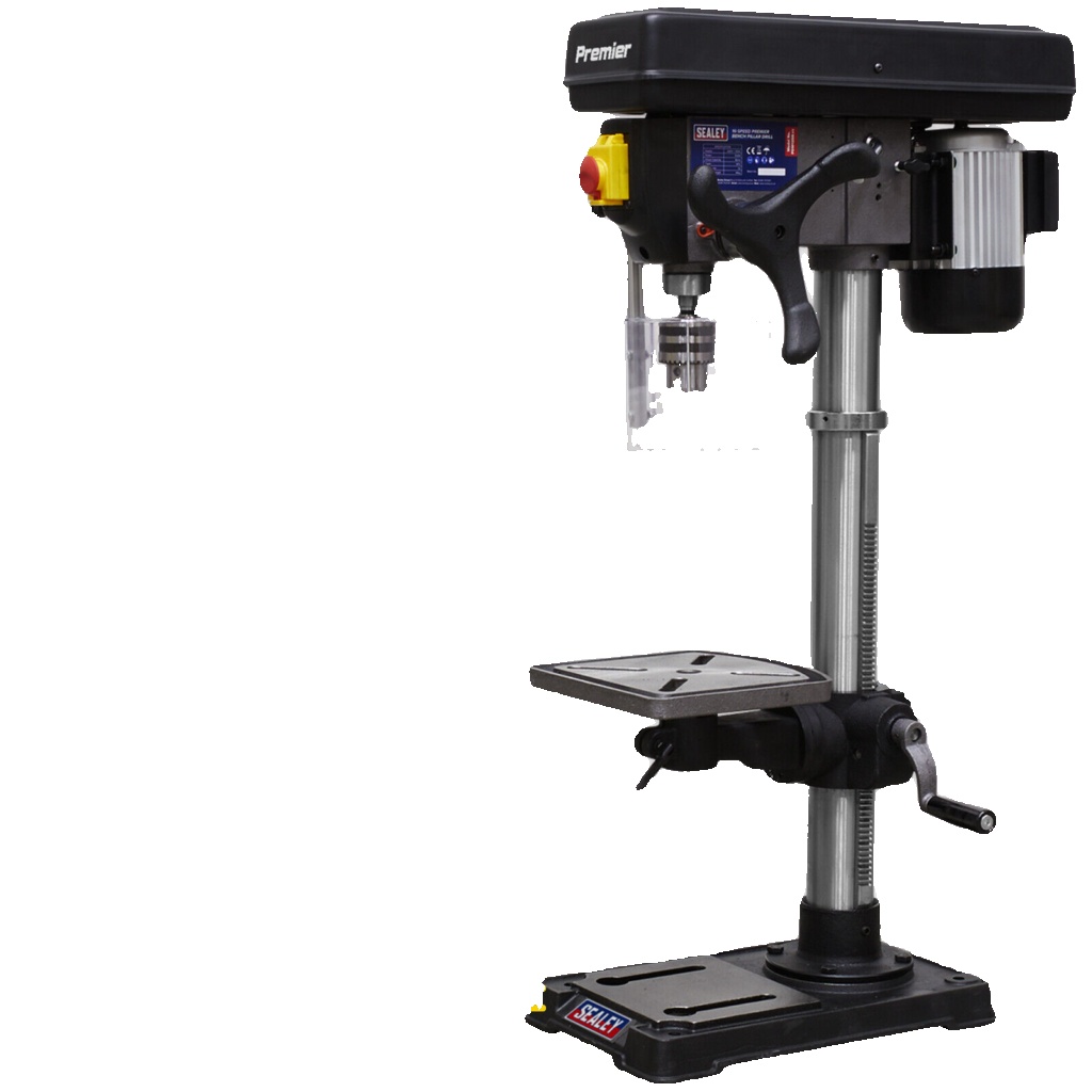 Sealey PDM125B Pillar Drill Bench 16-Speed 1050mm Height 230V