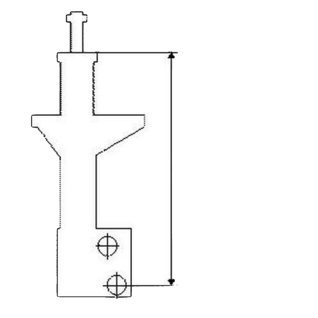 Left Rear LESJÖFORS 8192544 Gas Spring, boot/cargo area for TOYOTA