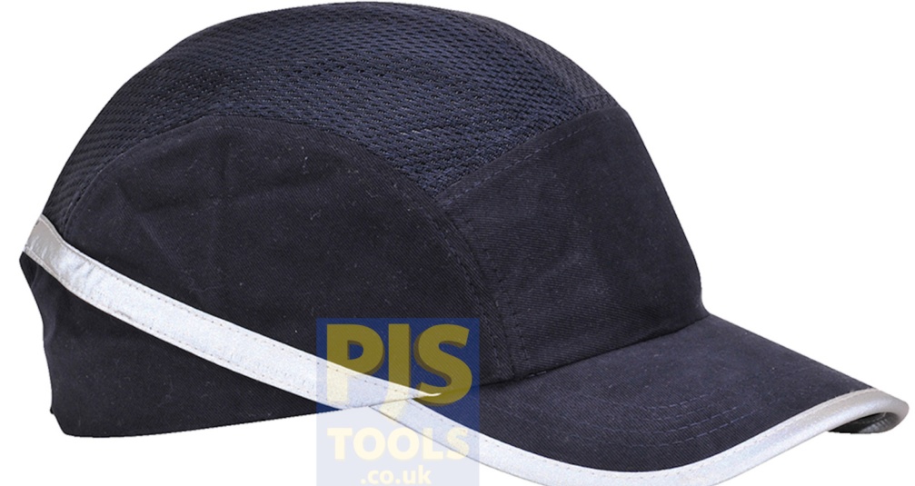 Portwest Navy / White Vent Cool Bump Cap - Image 3