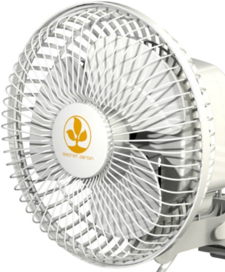 2 X SECRET JARDIN 6"" MONKEY OSCILLATING FAN 20w,   CLIP ON GROW TENT POLES