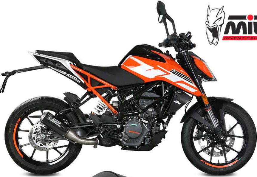 Mivv Exhaust Muffler MK3 Carbon for KTM 125 DUKE 2017 > 2020
