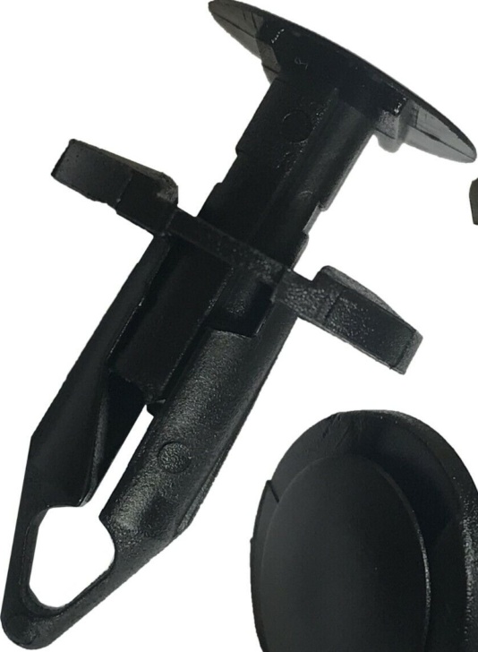 10x Clips For VW Transporter T4 T5 Lining Carpet Trim Panel Fixing BLACK NEW