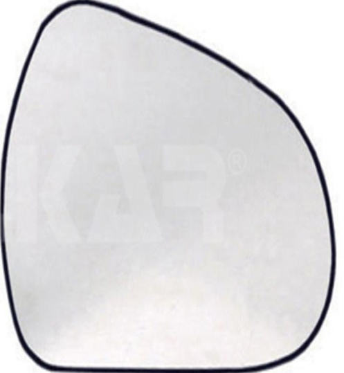 Right ALKAR 6412284 Mirror Glass, outside mirror for PEUGEOT