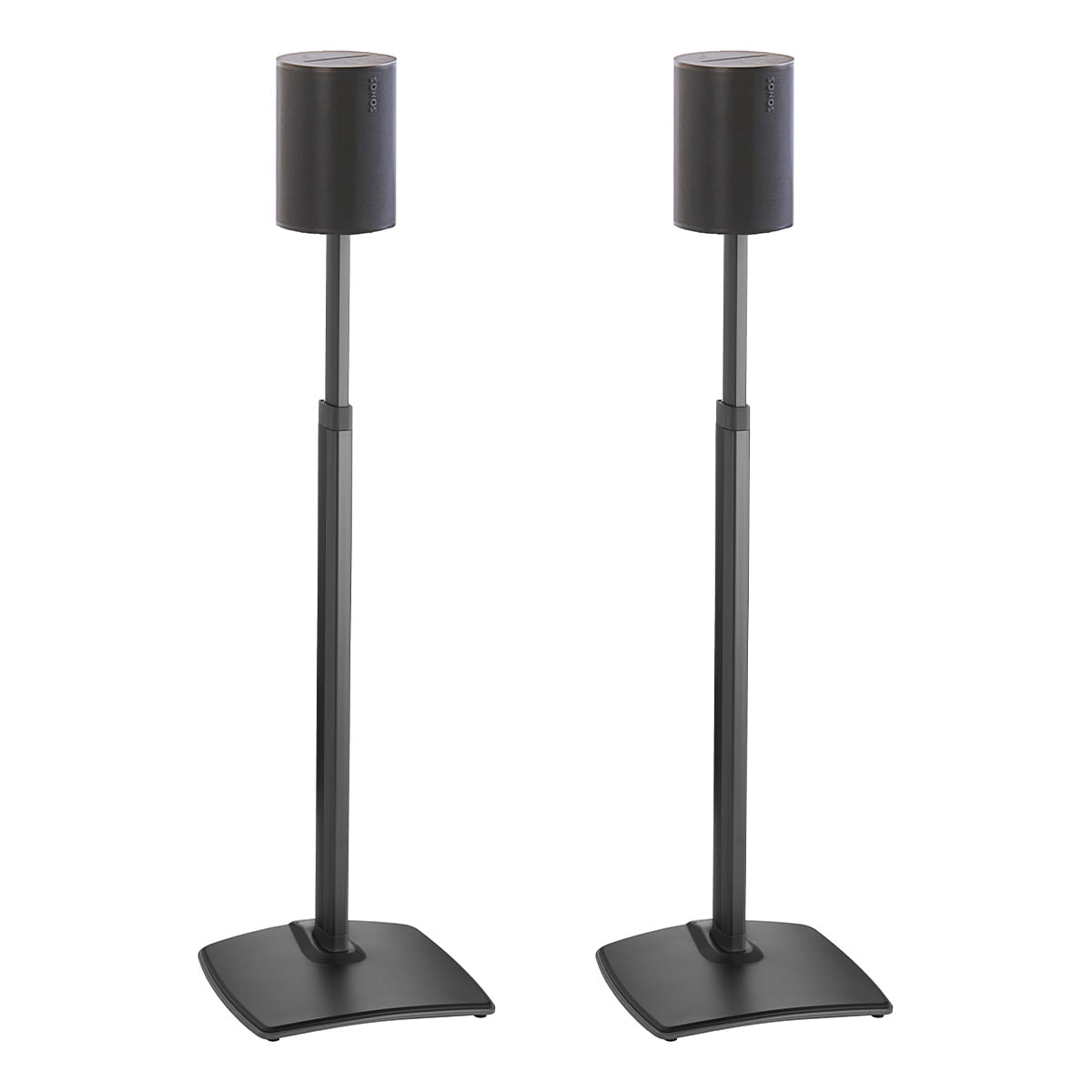 SANUS WSSE1A2 Height-Adjustable Speaker Stands for Sonos Era 100 – Black (Pair) - Image 3