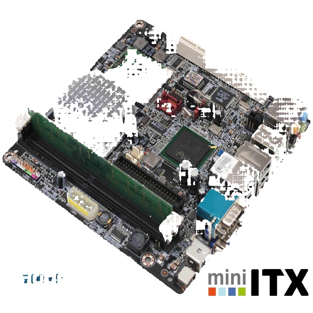 Mini ITX 17x17 cm Mainboard Aopen i915GMt-FSA CPU 1GB RAM SATA RS-232 for 12V