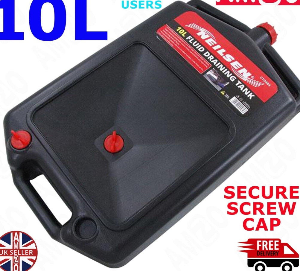 Neilsen Oil Drain Pan Coolant & Gearbox Fuel Drain Pan Tray Vehicle 10L Capacity