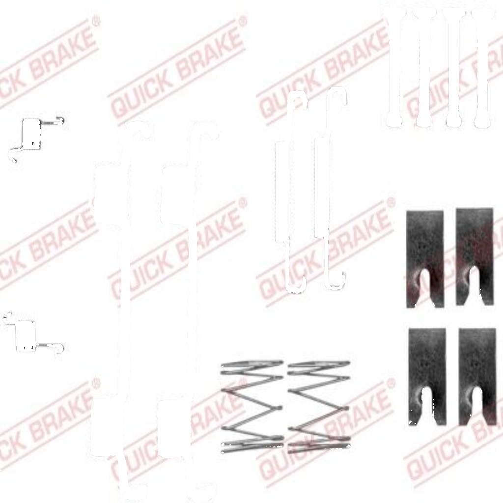 Rear QUICK BRAKE 105-0023 Accessory Kit, parking brake shoes for LAND ROVER