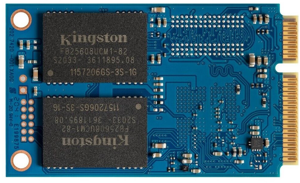 Kingston Technology 256G SSD KC600 SATA3 mSATA