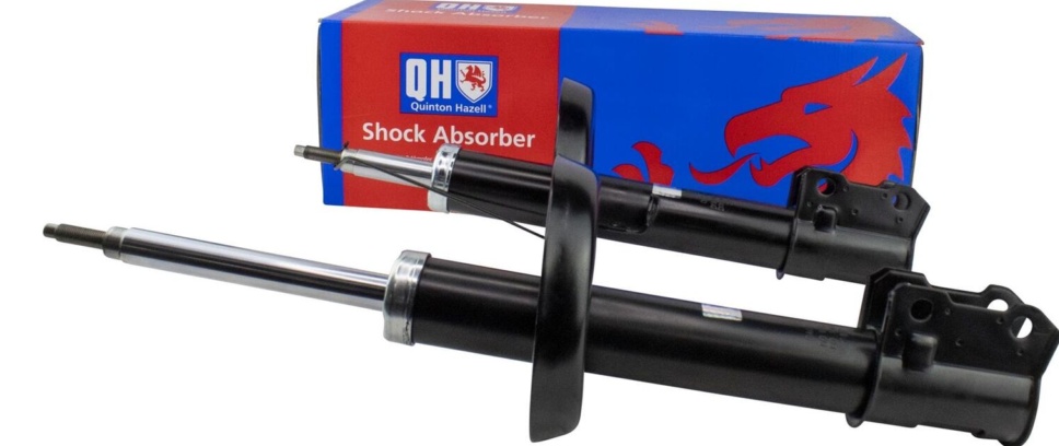 QH Front Pair of Shock Absorbers for Opel Zafira 1999-2005