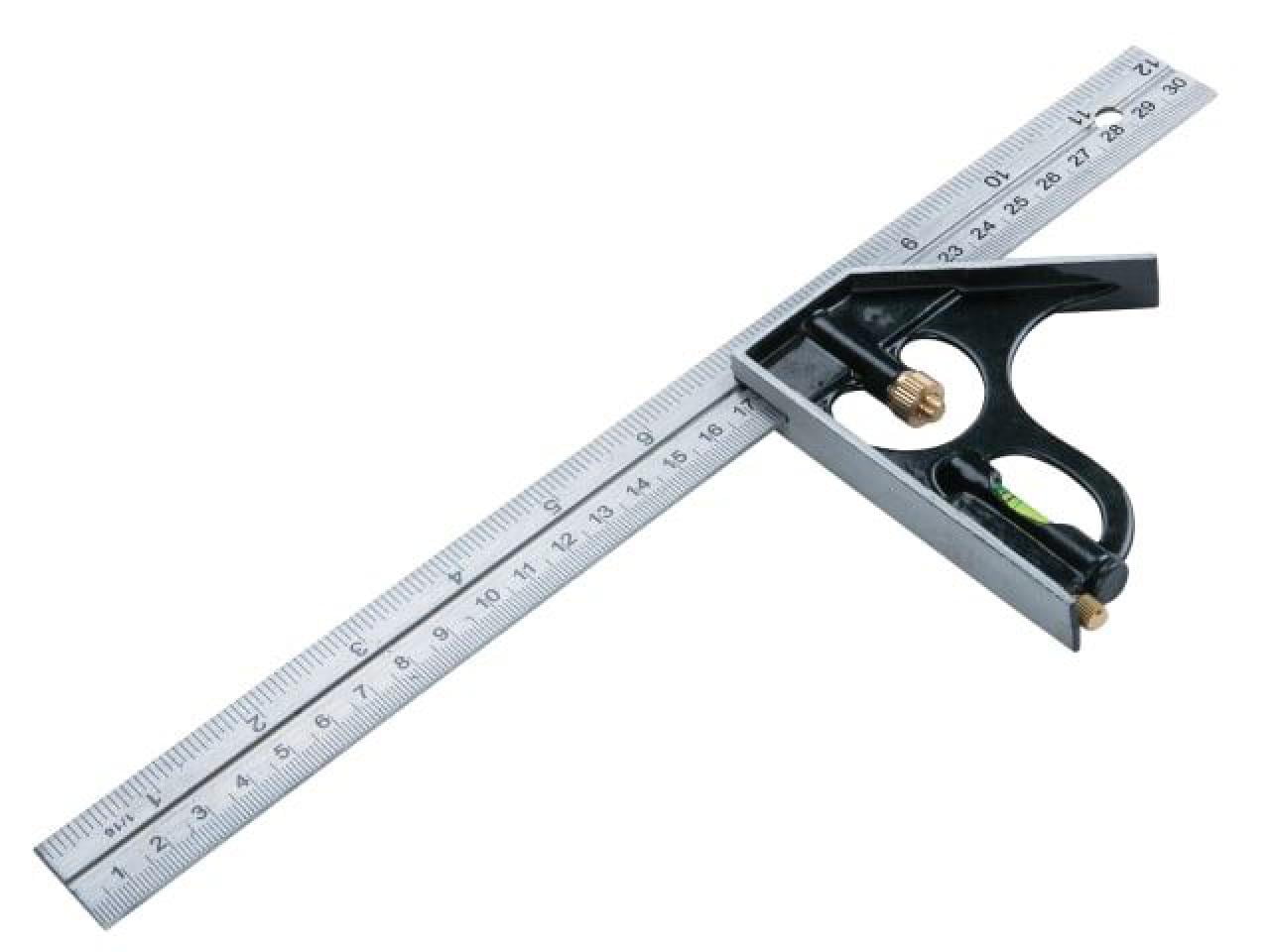 BlueSpot 300mm Adjustable Engineers Combination Try Square Right Angle Ruler 12"" - Image 7