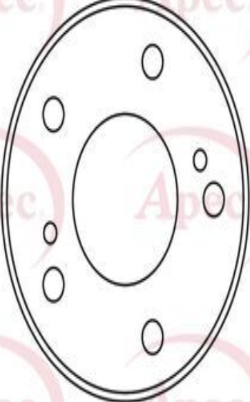 Apec Brake Disc Front Single 40206880 4020688E03 4020688E04 4020688E05 DSK690