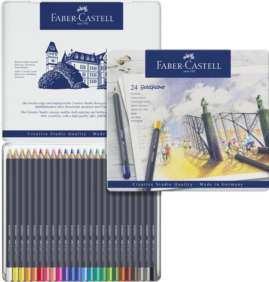 Faber Castell Goldfaber Coloured Pencil Set Of 48