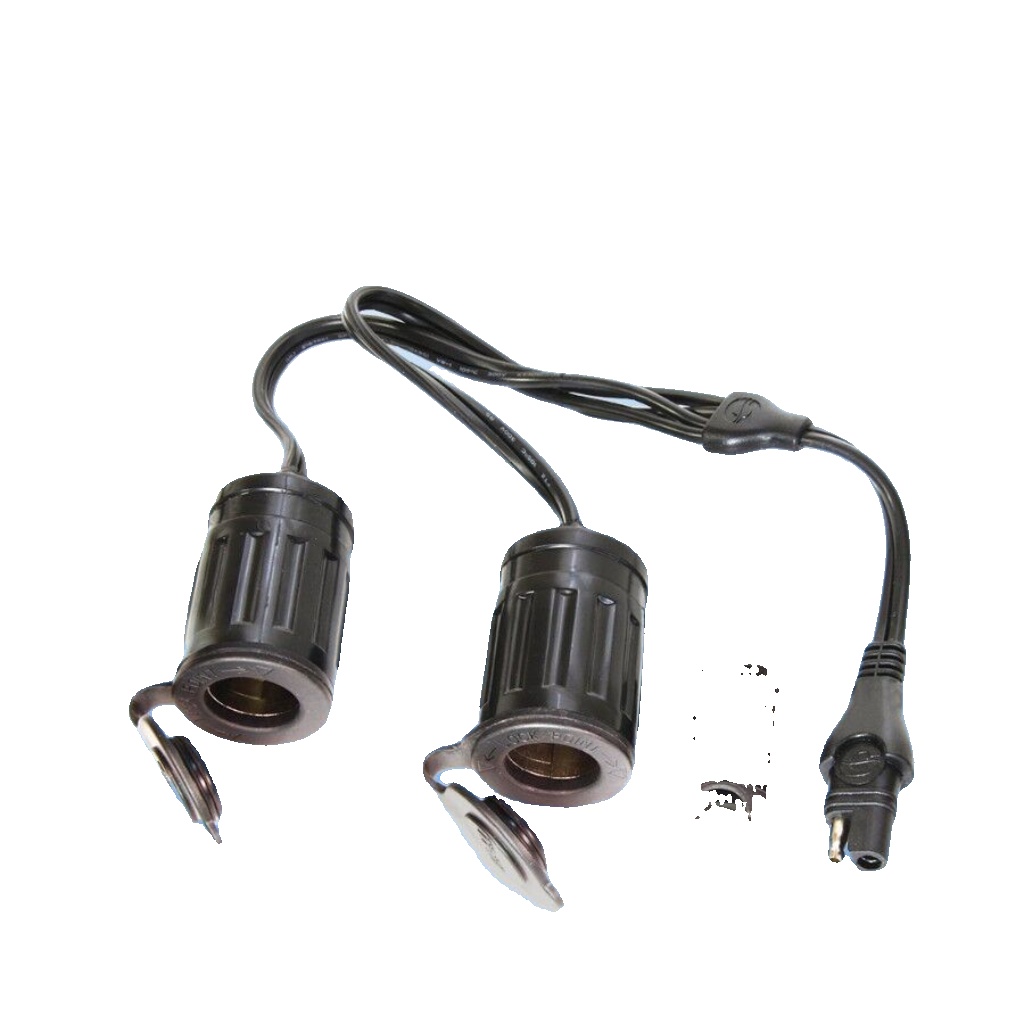 Optimate / Accumate O-26 Twin 12V Cigarette Lighter Socket Charger Lead (SAE)