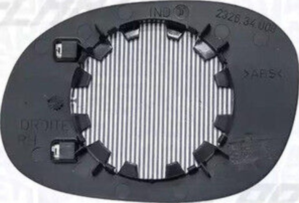 Right MAGNETI MARELLI 351991304240 Mirror Glass, outside mirror for CITROËN,PEUG