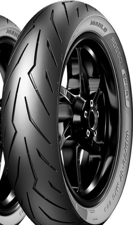 Pirelli Diablo Rosso Sport 140/70-17 M/C 66S TL Tire for Motorcycle Parts