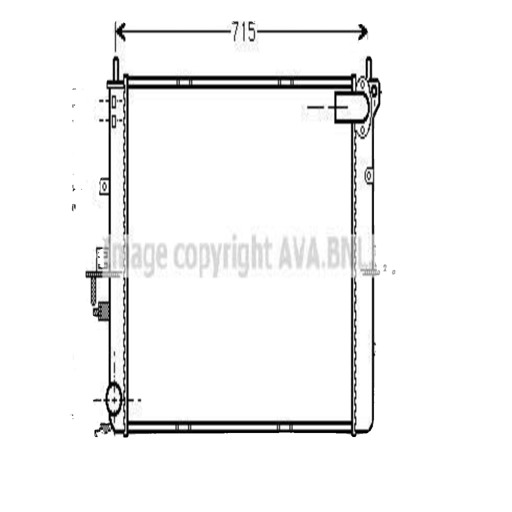 AU2152 AVA Radiator FIT MG ZT (2001) 1.8