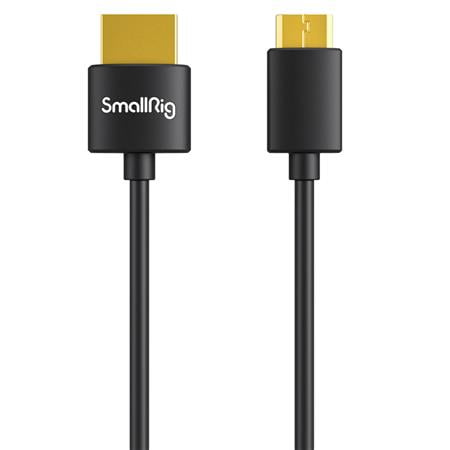 SmallRig 3.6mm Ultra Slim 4K HDMI Cable 55cm 3041(Mini HDMI to Full HDMI)