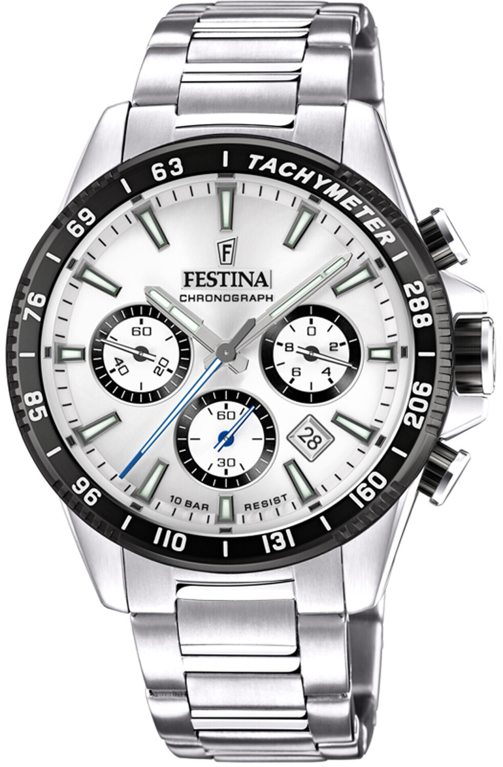 Festina Men's Chronograph | Silver Dial | Stainless Steel Bracelet F20560/1