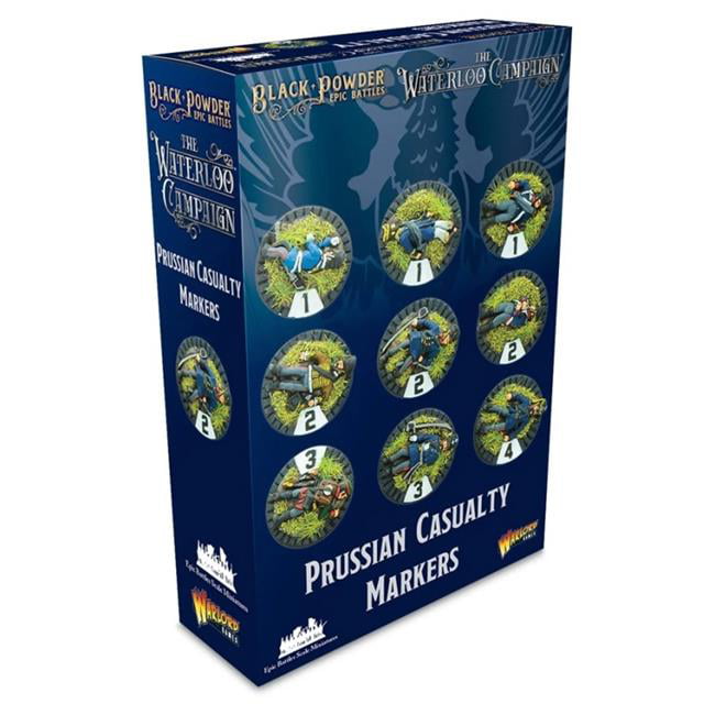 Black Powder Epic Battles: Napoleonic Prussian casualty markers - Warlord Games
