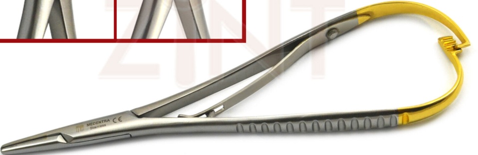 Mathieu TC Needle Holder 5.5"" Fine Shape Vet,Veterinary,Dentist Pick SS CE* New