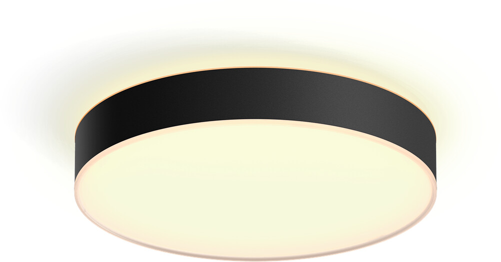 Philips Hue White Ambiance Enrave Deckenleuchte Rund + Dimmschalter • L Schwarz - Bild 8