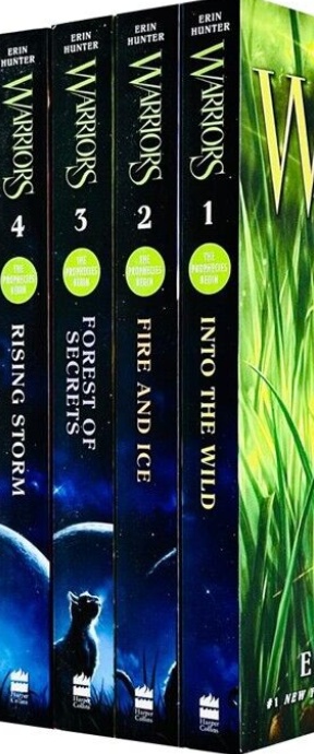 Warrior Cats Series 1 The Prophecies Begin Collection 6 Books set by Erin Hunter