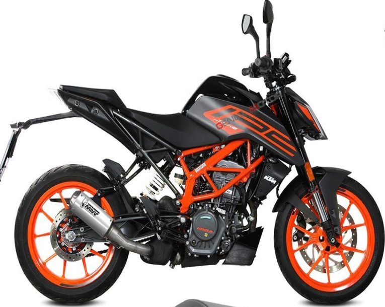 Mivv Muffler slip-on exhaust MK3 Inox for KTM 125 DUKE 2021 > 2023